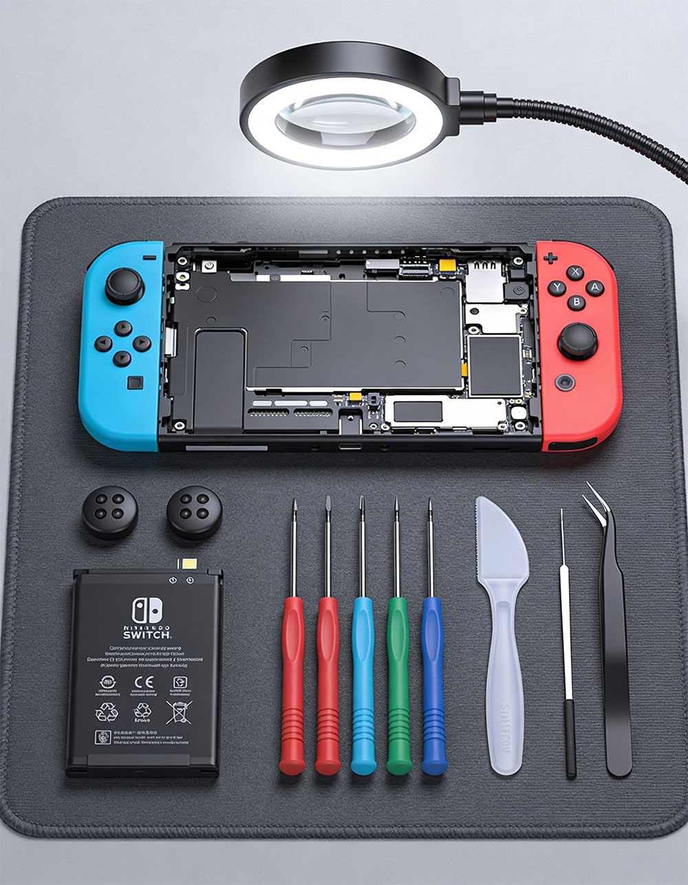 Nintendo Switch tamiri adımları – Çorlu Uğur Bilgisayar Joy-Con ve ekran onarımı